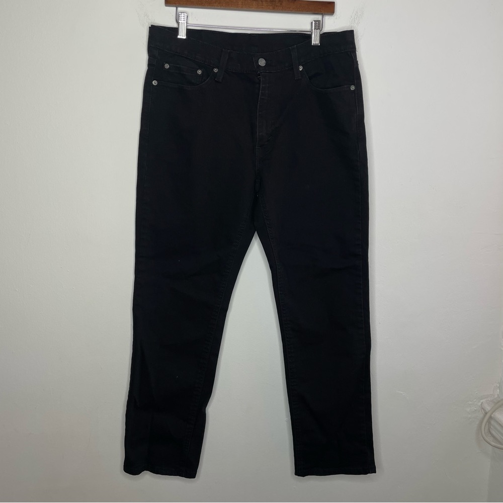 Levi's 541 Athletic Taper Jeans Black Stretch Mens 33x30